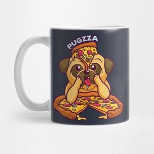 Pizza lover - Pug dog pizza shirt Mug